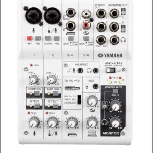 Ag06 Mezcladora De 6 Canales Controlador Dsp Cfxusb Yamaha_0