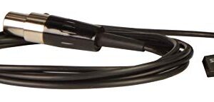 Shure WL93 Series Microfonos Lavalier Condensador subminiatura, WL93- Negro, con Cable de 1,2 m_0