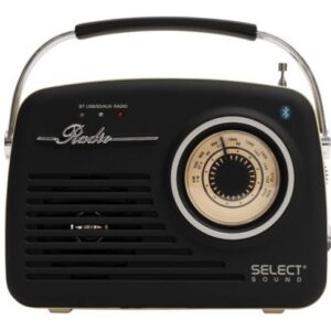 Radio Bluetooth Vintage Fm/am/usb Bt1010 Select Sound_0