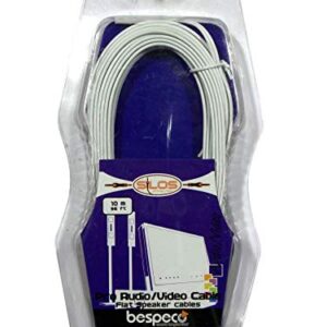 Bespeco SLSK102 - Cable de altavoz plano (10 m)_0