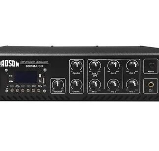 6500M USB Amplificador Mezclador 650w Radson