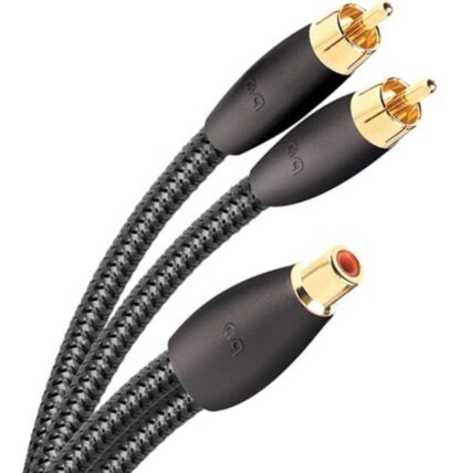 F22m-flx-x Splitter 1 Hembra Rca 2 Machos Rca Audioquest