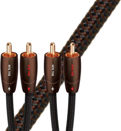 BIGSUR02R Cable De Interconexión Análoga Rca, Rca 2m AUDIOQUEST