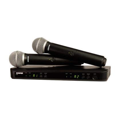 BLX288/PG58 Sistema Vocal Doble Inalámbrico SHURE