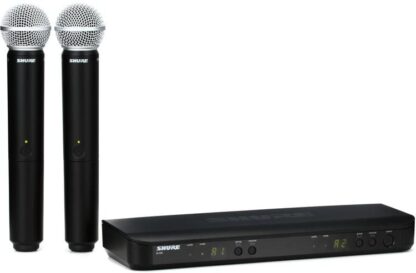 BLX288/SM58 Sistema inalámbrico doble micrófono mano SM58 SHURE