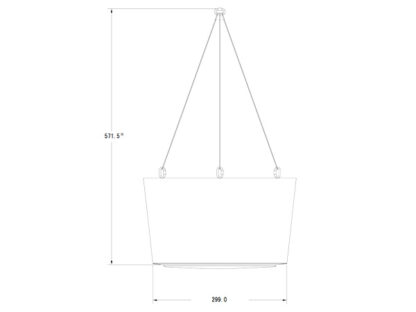 DS100F PENDANT Kit de montaje de bocina DS40/100 para techo Bose - Image 2