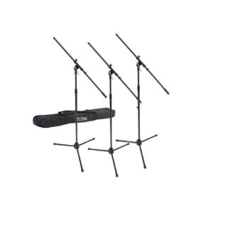 MSP7703 Paquete De 3 Tripies P/Microfono C/Boom ON STAGE