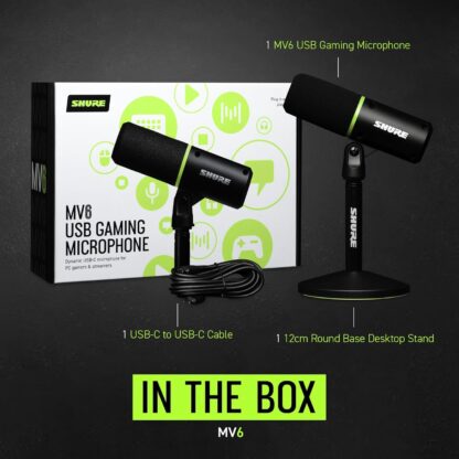 MV6 Micrófono USB Para Gamers SHURE - Image 8