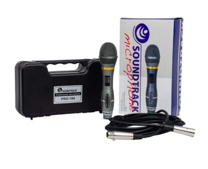PRO-100 Micrófono Alámbrico Dinámico Profesional SOUNDTRACK - Image 3