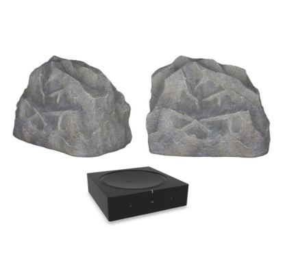 RK83 Par De Bocinas Tipo Roca 8″ + AMP Sonos By Sonance