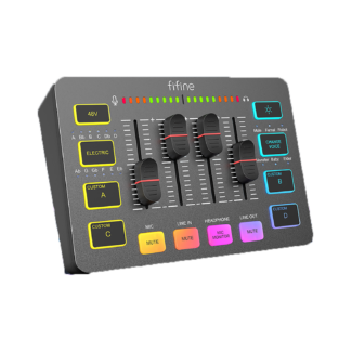 SC3 Interfaz Mezcladora Streaming FIFINE Soundtrack