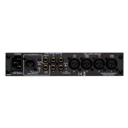 SCM268 MEZCLADOR DE MICROFONOS 4CANALES PHANTOM SHURE - Image 2