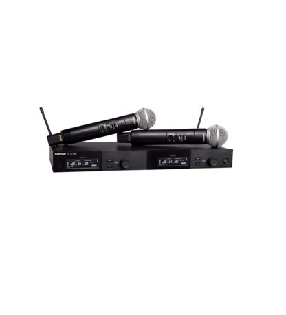 SLXD24D/SM58 Sistema de Micrófono Inalámbrico Doble SHURE
