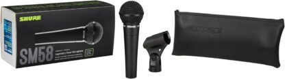 SM58-BLK Micrófono Cardioide Vocal Profesional SHURE - Image 2
