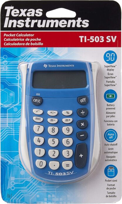 TI-503SV Calculadora De Escritorio 8DIGS TEXAS INSTRUMENTS - Image 3
