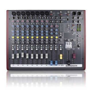 ZED60-14FX MEZCLADORA 8 MIC C/EFECTOS ALLEN & HEATH