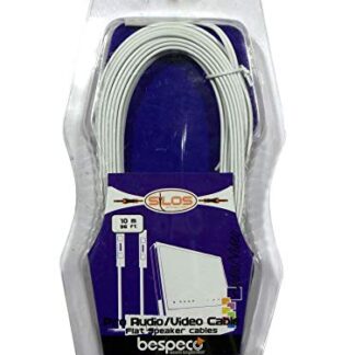 Bespeco SLSK102 - Cable de altavoz plano (10 m)