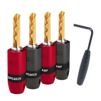 Ban3004g Paquete De 4 Conectores Tipo Banana Audioquest