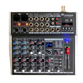 MX-1002U Mezcladora de 10 Canales SOUNDTRACK