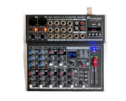 MX-1002U Mezcladora de 10 Canales SOUNDTRACK