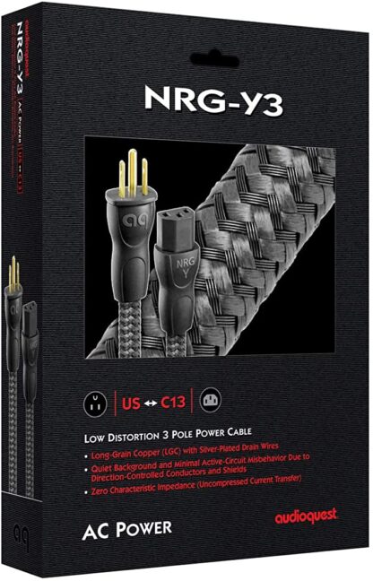 NRGY3US01 cable ca de 3 polos 15 amp de 1mt  AUDIOQUEST - Image 2