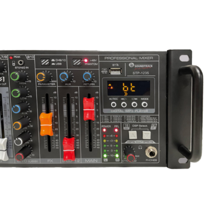 STP-1235 Mezcladora Amplificada 10 Ch 350W SOUNDTRACK - Image 3