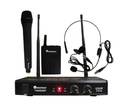 STW-28HUL Micrófono Inalámbrico UHF De Dos Canales SOUNDTRACK