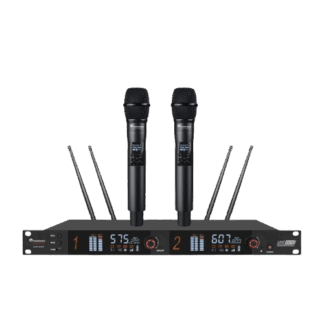STW-100HUT SISTEMA 2 MICROFONOS INALAM D/MANO SOUNDTRACK