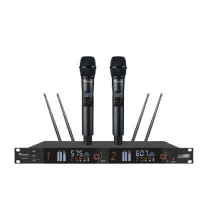 STW-100HUT SISTEMA 2 MICROFONOS INALAM D/MANO SOUNDTRACK