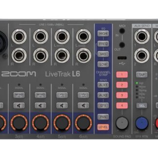 ZL6 MEZCLADORA DE SONIDO EN VIVO 6 CAN ZOOM